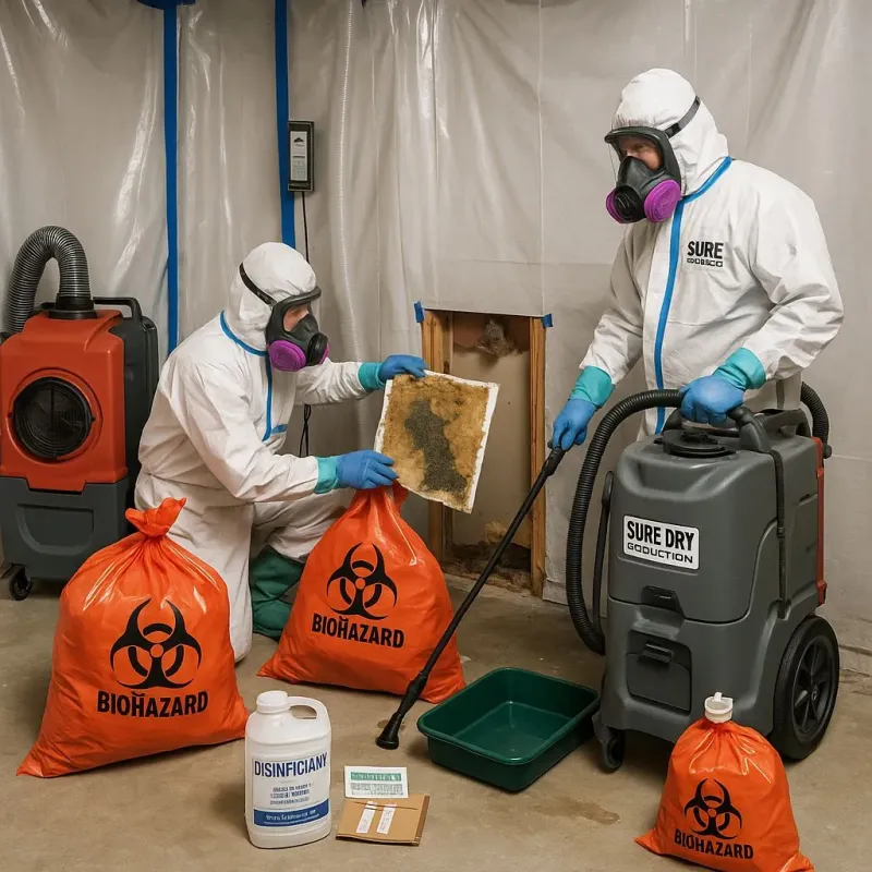Contaminated Water Handling Protocols process in Prosper, TX