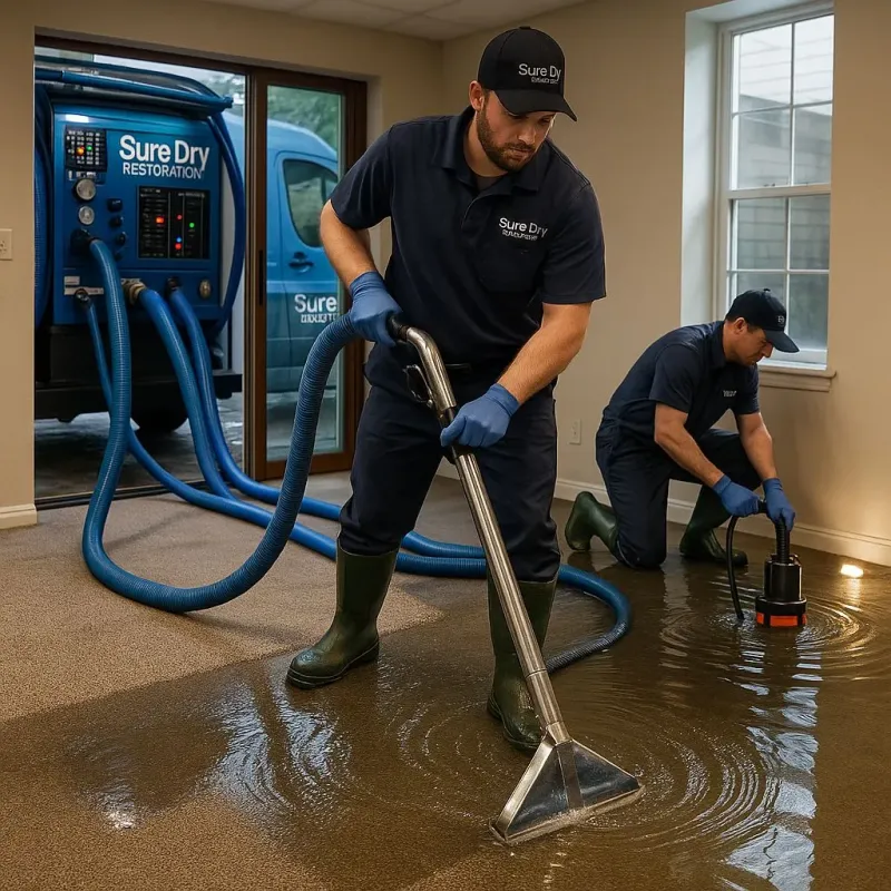 Water Extraction and Removal process in Prosper, TX